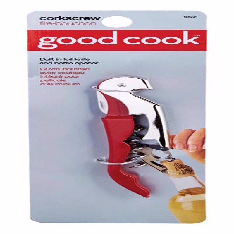 Waiter‘s Corkscrew, Chrome-plated/black
