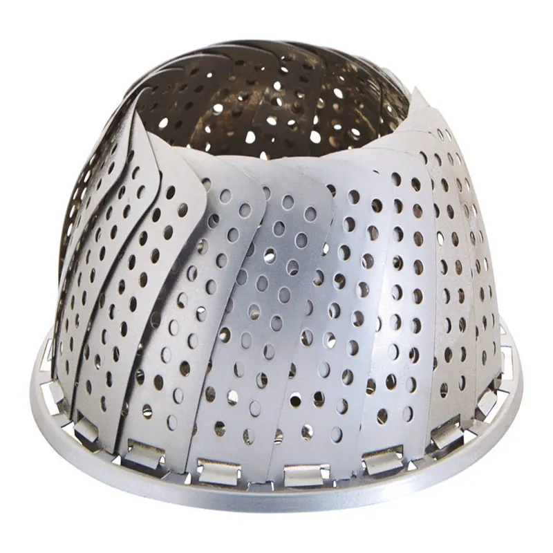 Silver Stainless Steel Steamer Basket