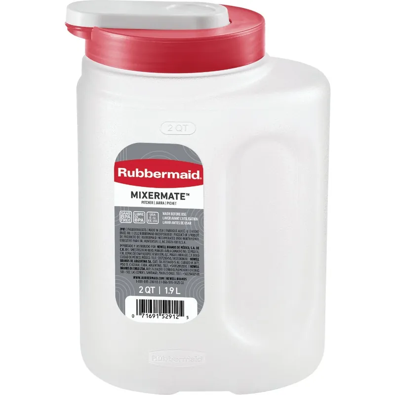 2 Qt Clear Mixing Bottle 1 Pk