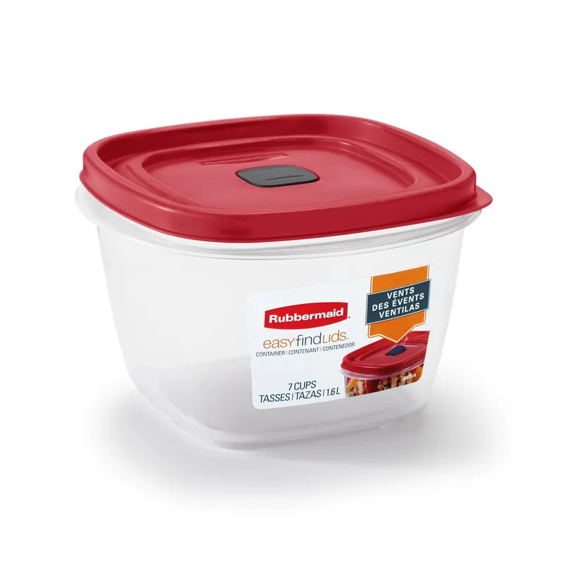 7 Cups Clear Food Storage Container 1 Pk