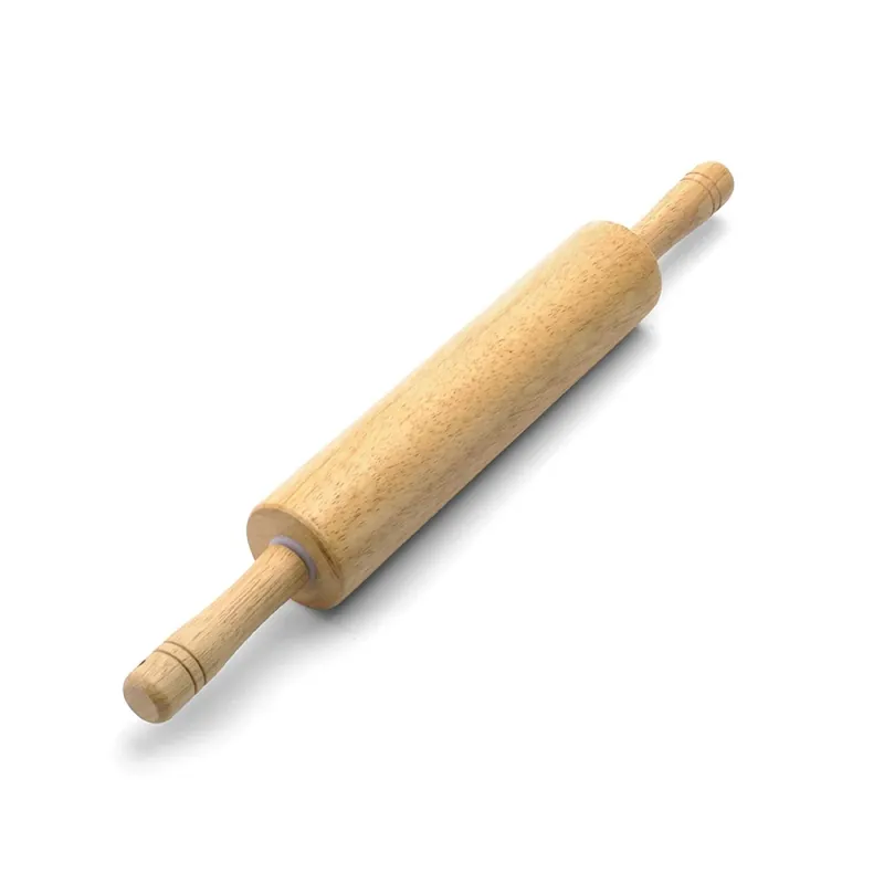 17 In. L X 3 In. D Wood Bakers Rolling Pin Natural