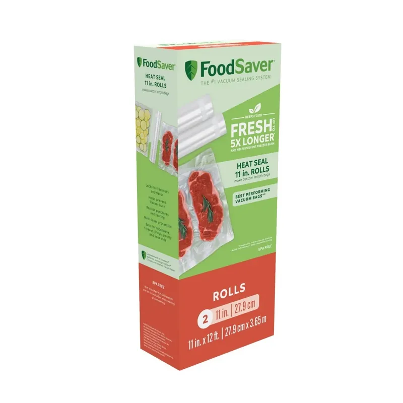 Clear Vacuum Sealer Roll 2 Pk