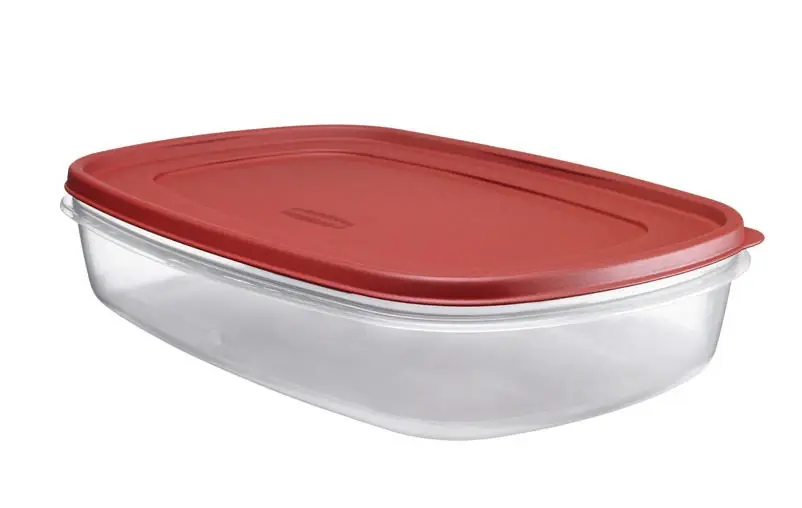 Rubbermaid Easyfindlids 1.5 Gal Clear Food Storage Container 1 Pk