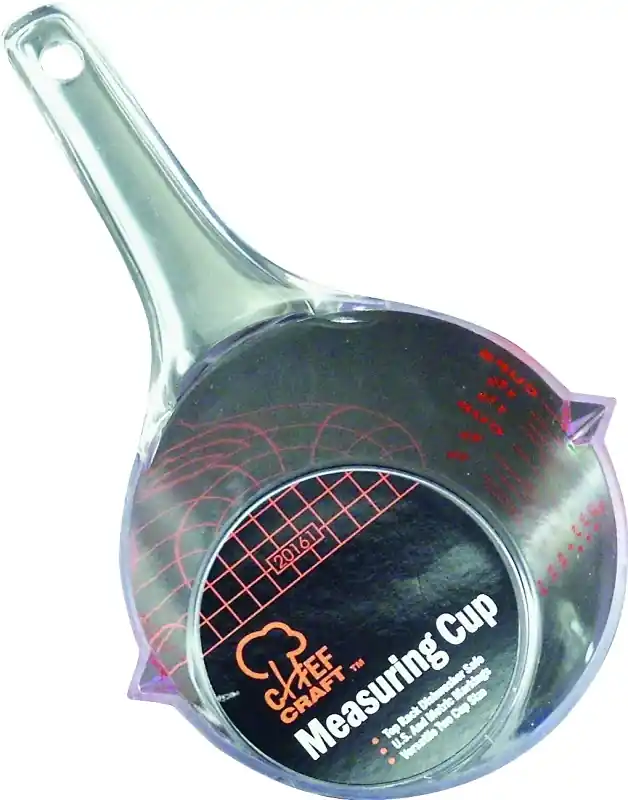 2 Cup Clear Plastic Measuring Cup With Metric And U.s. Markings