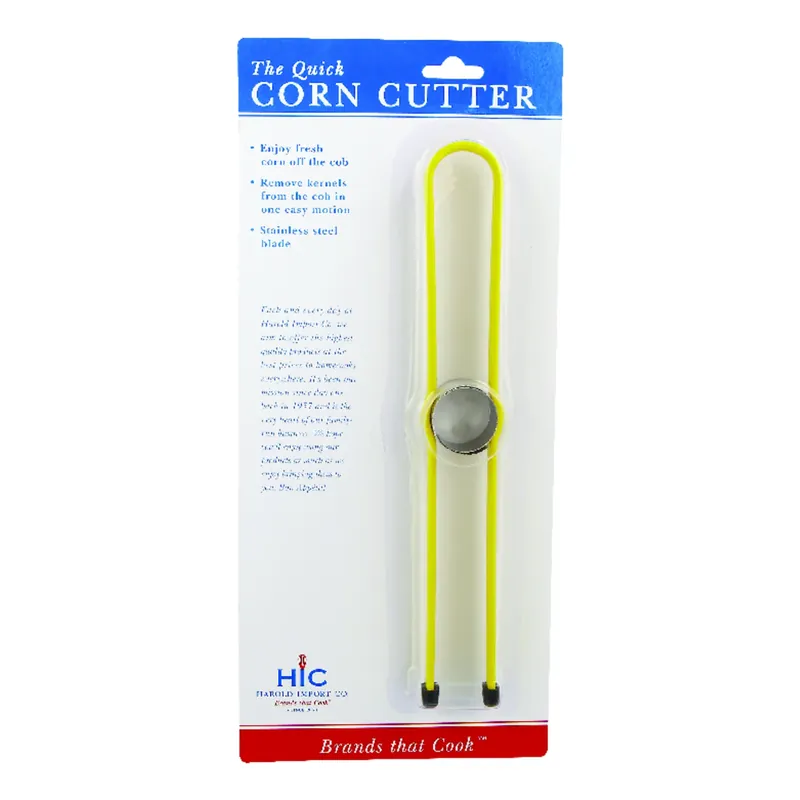 Yellow Stainless Steel Corn Cutter