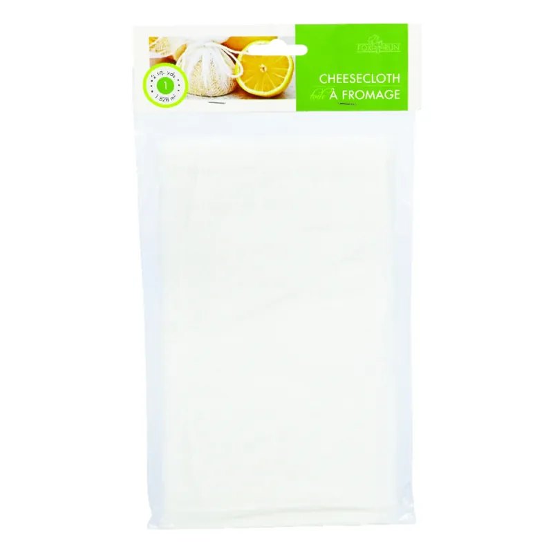 White Cotton Cheese Cloth 6 In. X 11 In. 100% Cotton 2 Square Yards