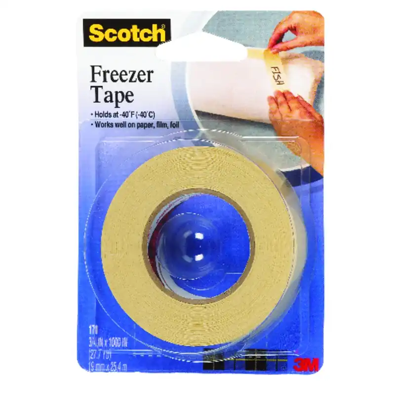 Tan Freezer Tape 1 Pk