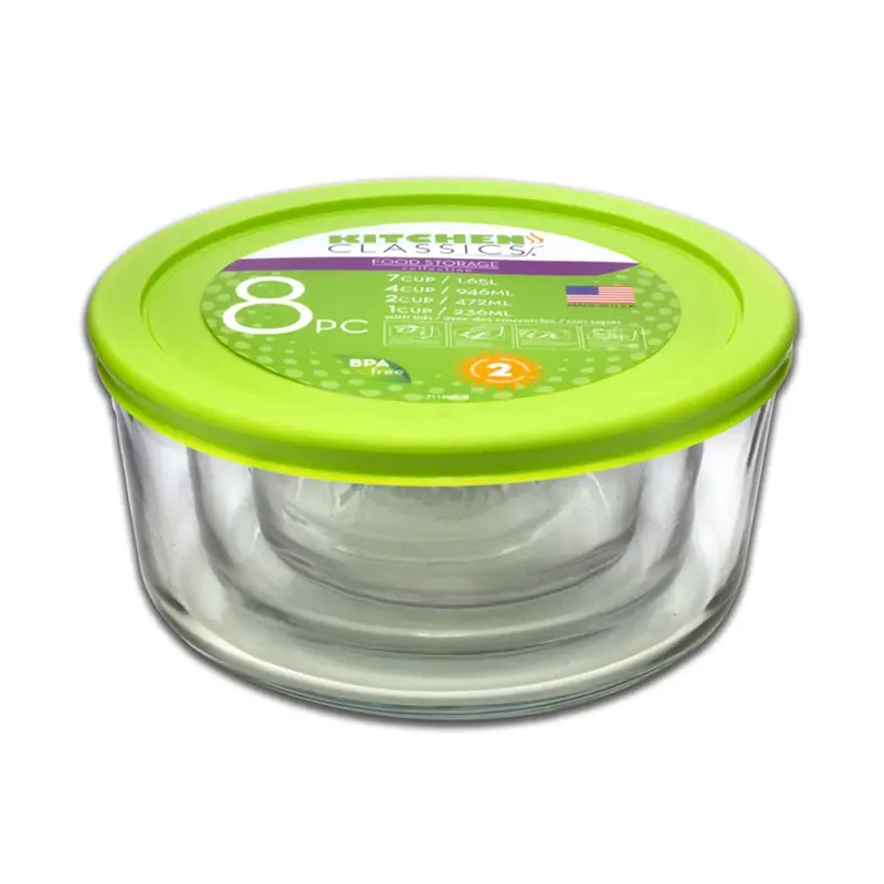 Clear Food Storage Container Set 4 Pk