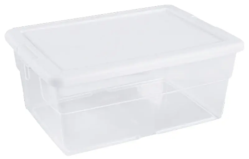 Storage Box, See-through, 16-qt.