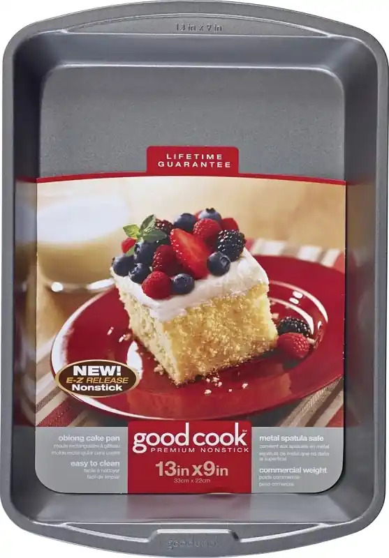 9 In. W X 13 In. L Cake Pan Gray 1 Pk
