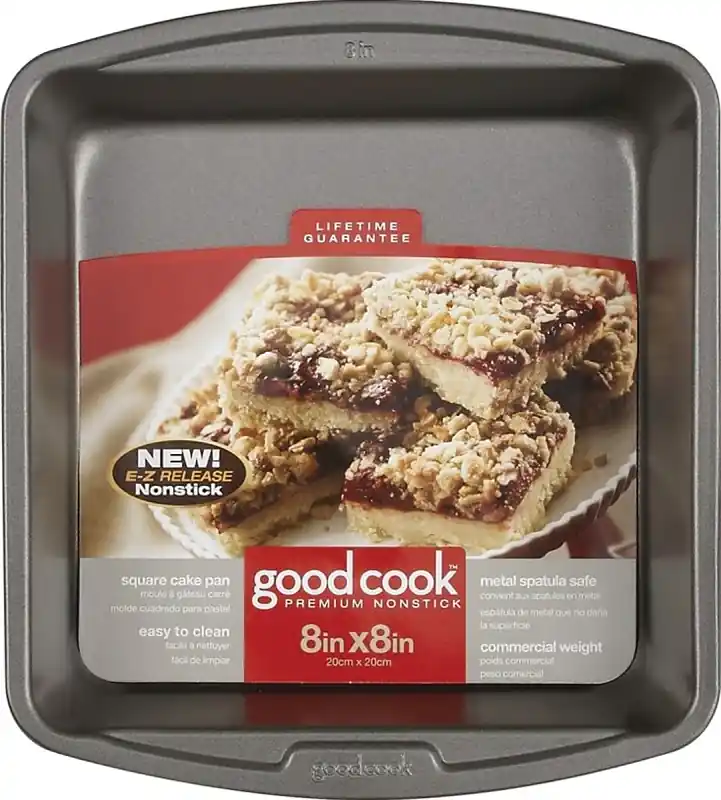8 In. W X 8 In. L Cake Pan Gray 1 Pk