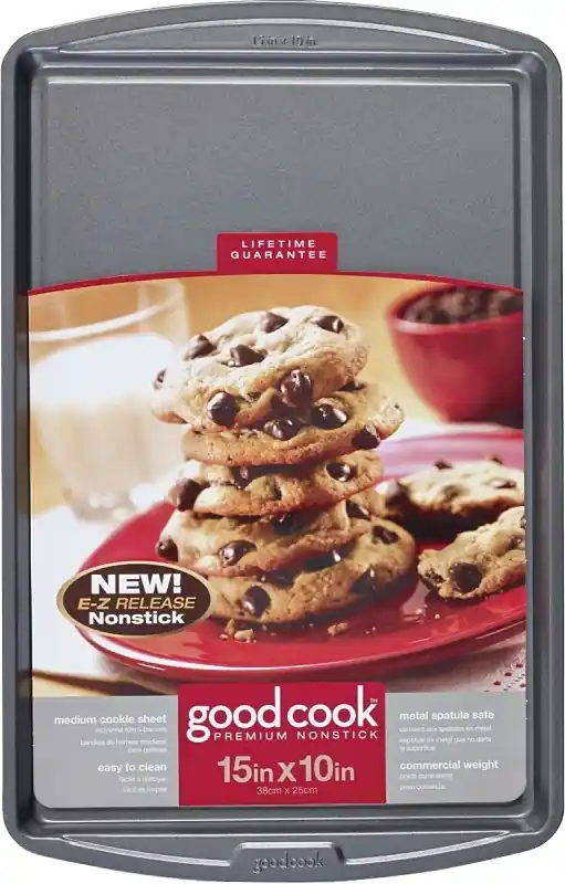 10 In. W X 15 In. L Cookie Sheet Gray 1 Pk
