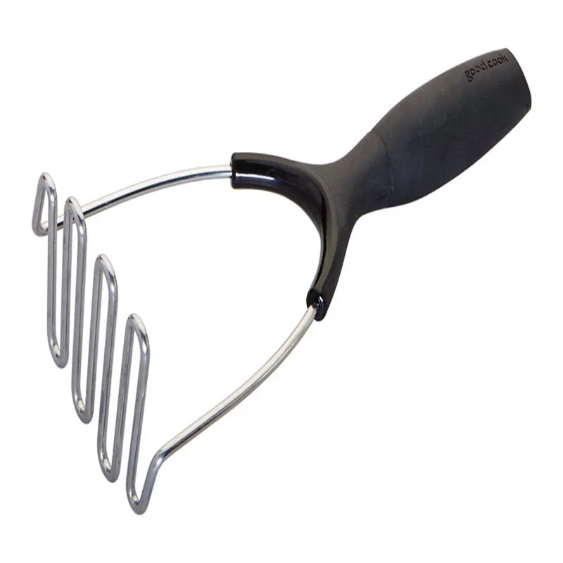 Touch Silver/black Stainless Steel Potato Masher