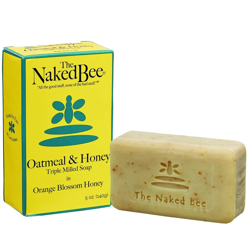 The Naked Bee Oatmeal And Honey Orange Blossom Honey Scent Triple Milled Soap 5 Oz