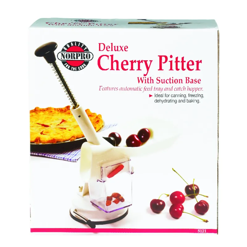 Nordic Deluxe Cherry Pitter - 7-3/16" W X 12-3/16" L - Abs/stainless Steel