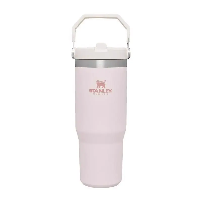 The Iceflow 30 Oz Double-wall Vacuum Insulated Straw Tumbler - Rose Quartz