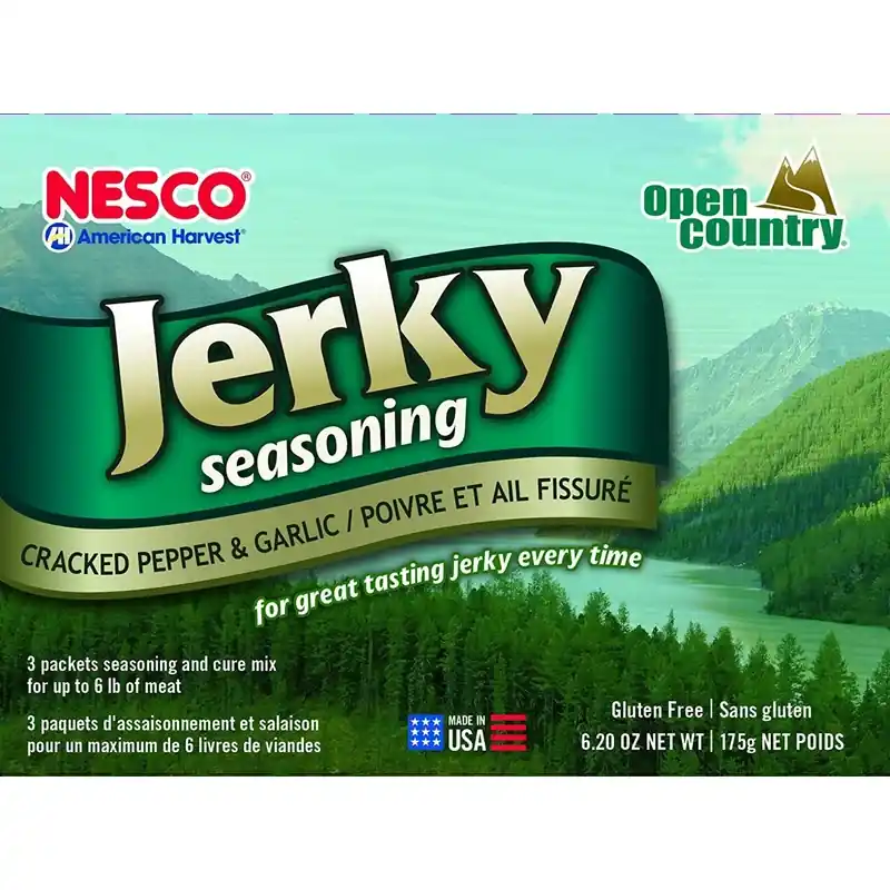 Jerky Spice Works Cracked Pepper & Garlic Jerky Seasoning 6 Lb Boxed