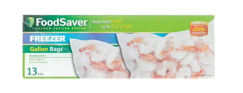1‑gallon Clear Vacuum Sealer Bags – Pack Of 12