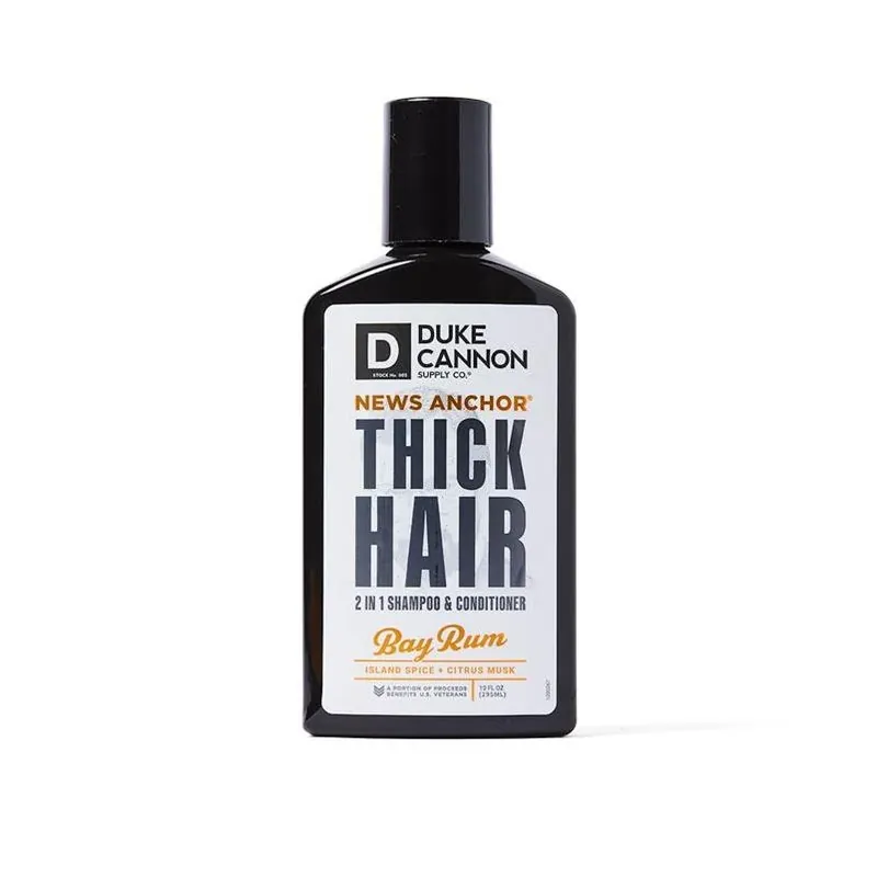 Duke Cannon Bay Rum Island Spice + Golden Rum Scent Shampoo Plus Conditioner 10 Oz 1 Pk