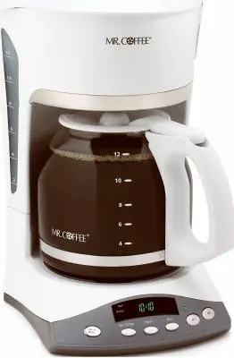 12-cup Programmable Pause ‘n Serve Coffeemaker, White