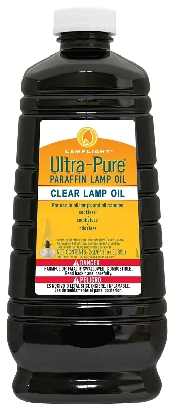 Ultra-pure Clean Burn Lamp Oil Clear 64 Oz - Odorless & Sootless