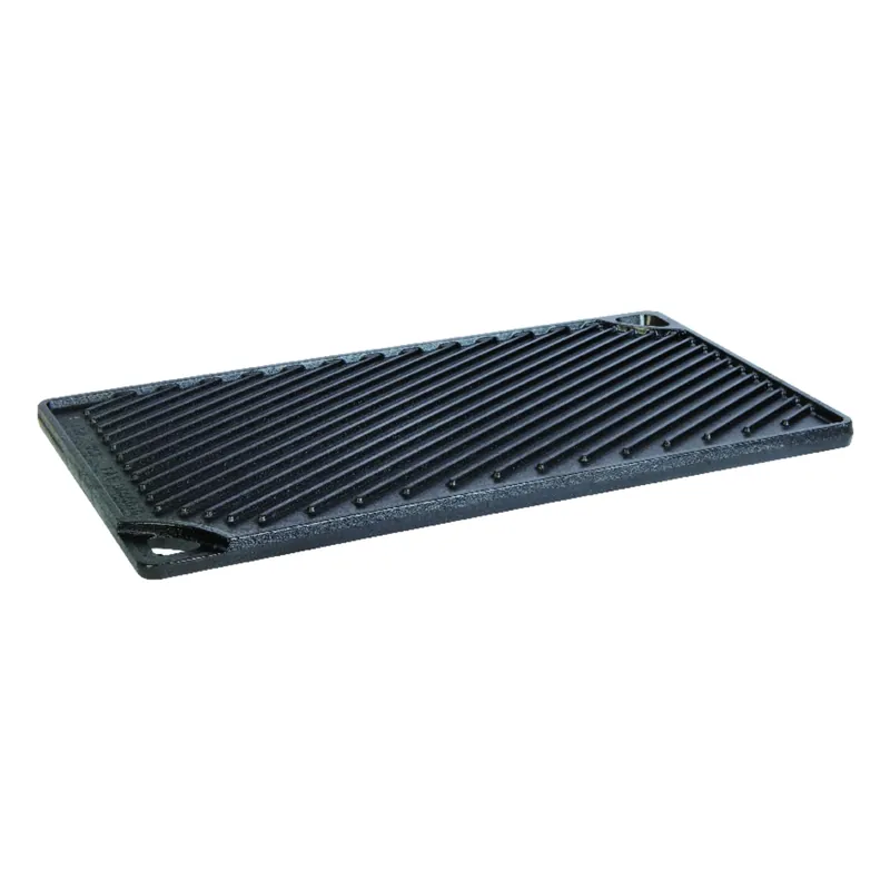 Cast-iron Griddle, Pre-seasoned, Reversible, 16-in.