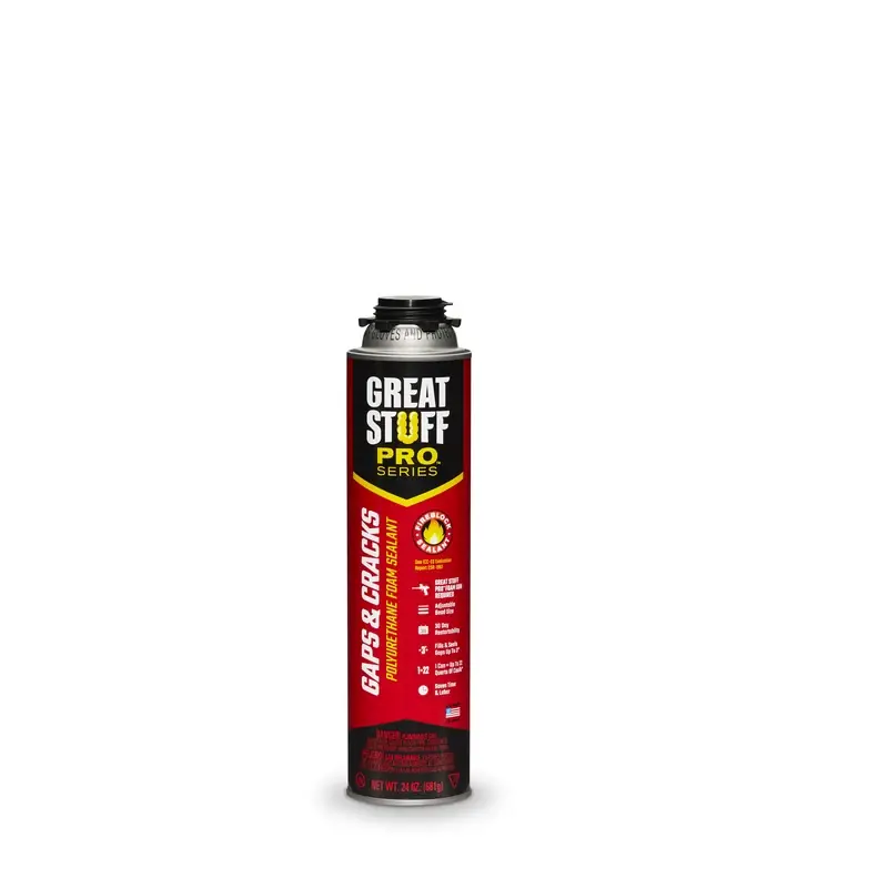 Gaps & Cracks Foam Sealant, Minimal Expanding, 24-oz.