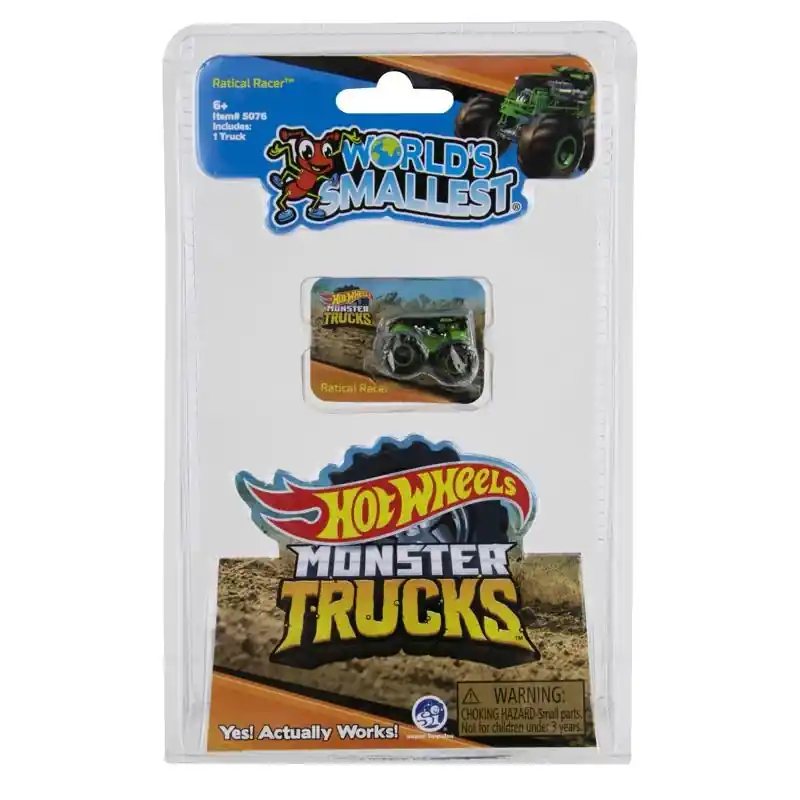 World‘s Smallest Hot Wheels Monster Truck Black/green Model 5076
