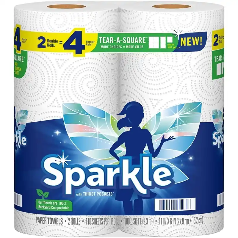 Tear-a-square Paper Towels 110 Sheet 2 Ply 2 Pk