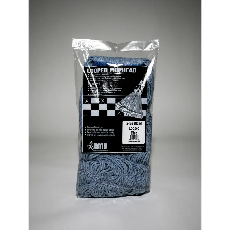 Elite Mops And Brooms 24 Oz. Looped Cotton/synthetic Blend Mop Refill 1 Pk