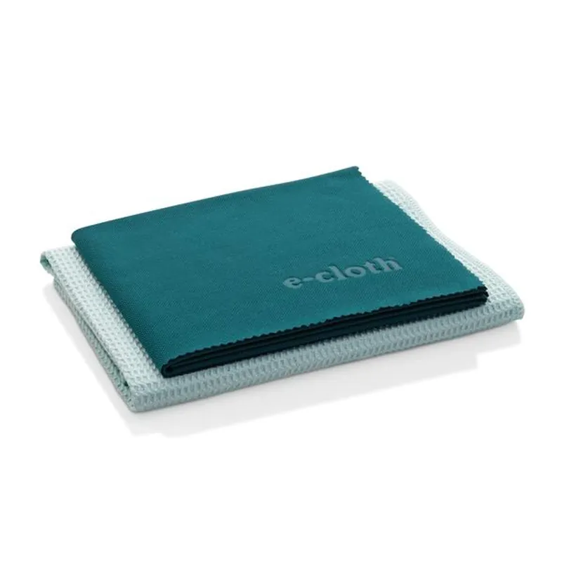 Window Kit Microfiber Glass And Polish Cloth 2 Pk