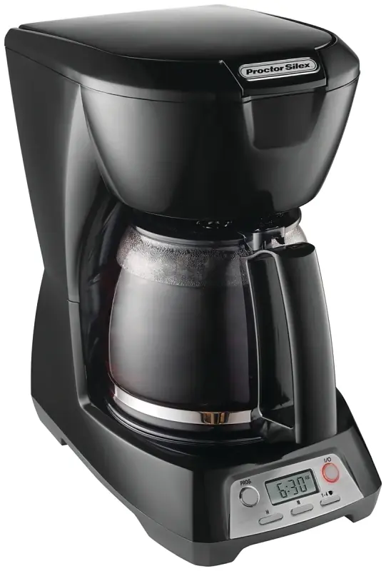 43672 Programmable Coffee Maker, 12 Cups Capacity, Black