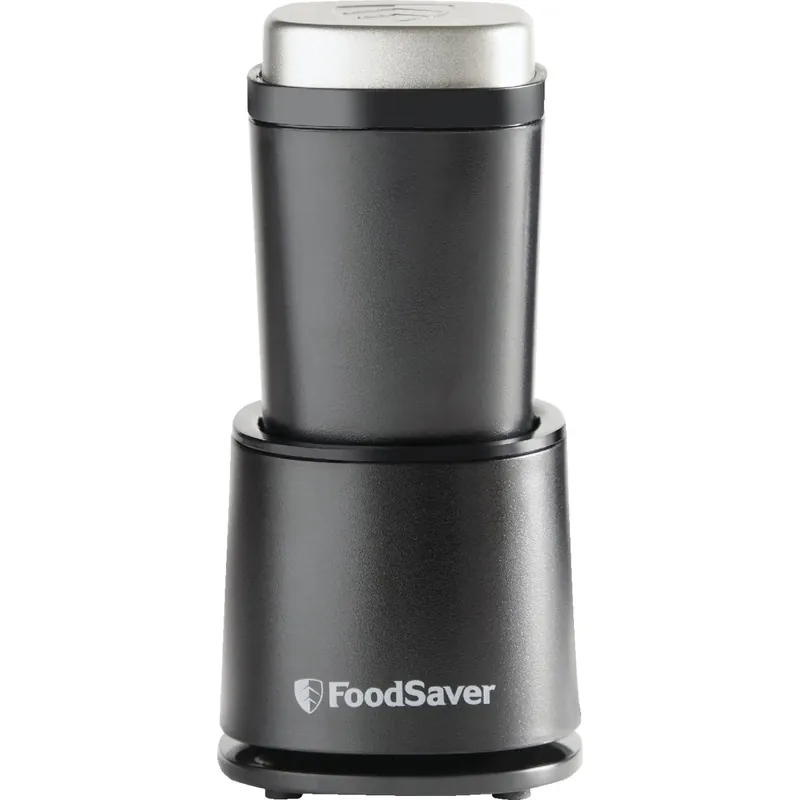 Cordless Handheld Food Vacuum Sealer In Black For Fresh Food Storage