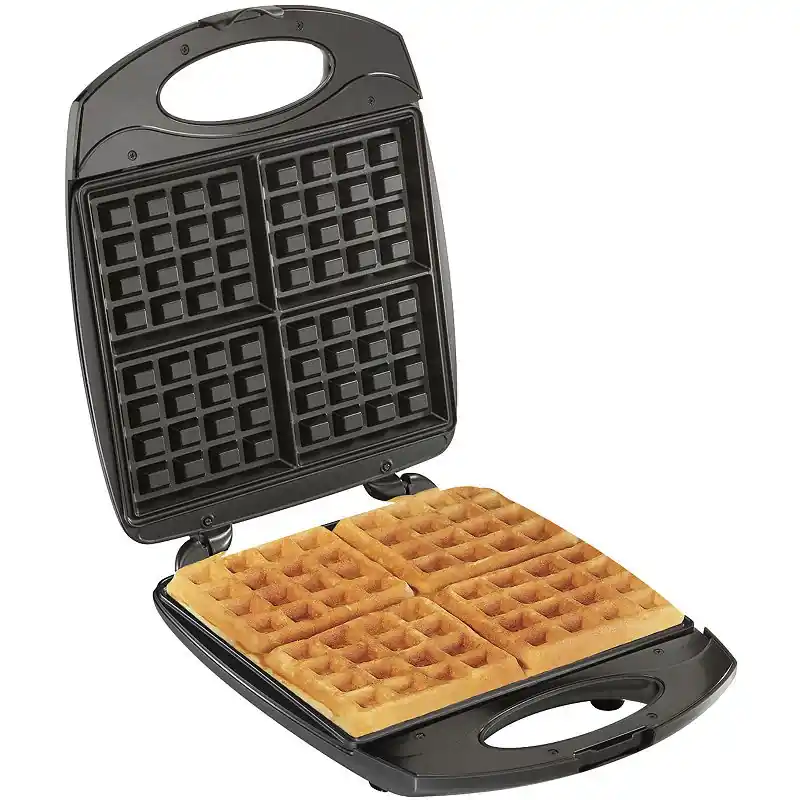 Belgian-style Waffle Maker, Model 26020, 4-square Design