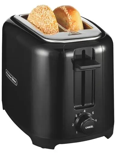 Cool-touch Toaster, Extra Wide 2-slice, Black