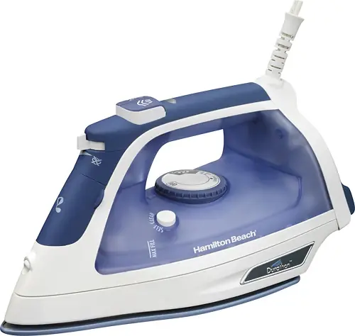 Durathon Nonstick Steam Iron Model 19800 - Full Size, Blue/white