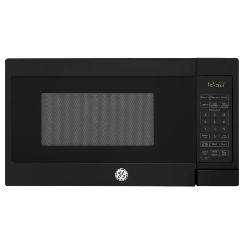 0.7 Cu. Ft. Small Countertop Microwave In Black