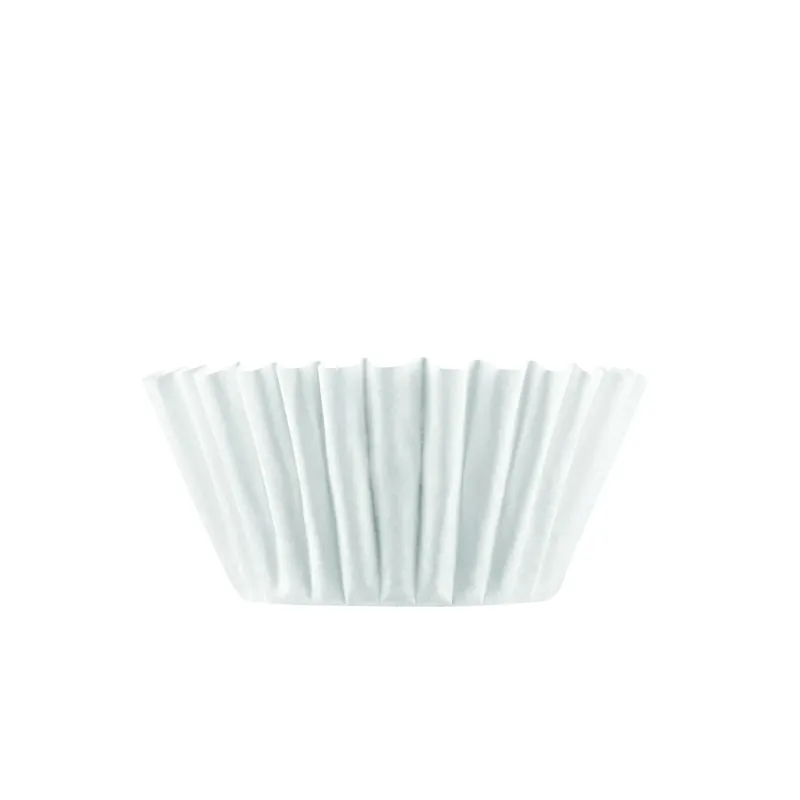 12 Cups White Basket Coffee Filter 100 Pk