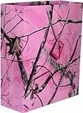 X-large Pink Camouflage Gift Bag, 16x19x6-inch