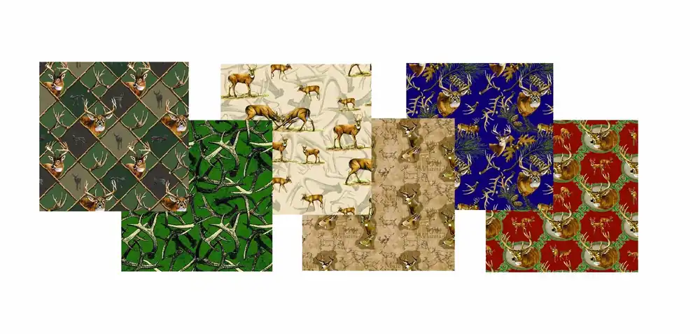 Gift Wrap Deer Asst.