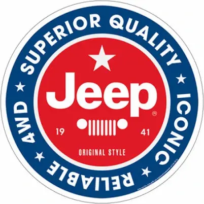 Metal Sign, Jeep Superior Quality , 12 X 12 In.