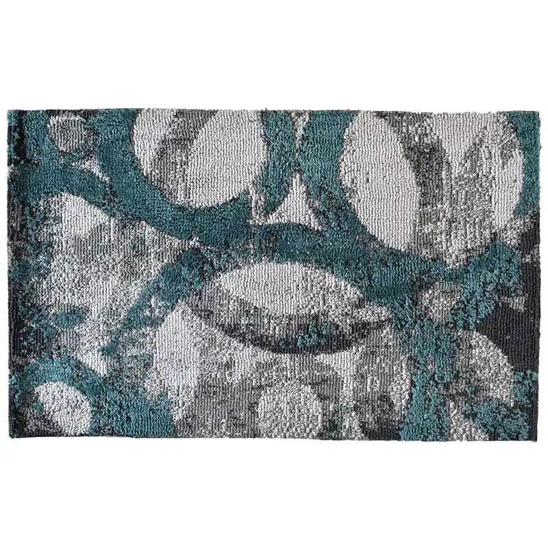 Ss-mmu003b 21 X 33 Inch Industrial Teal Indoor Accent Rug For Home Decor
