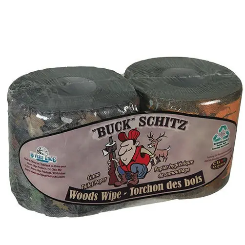 Rivers Edge Camo Toilet Paper 2-pack - Green Camo/ Orange Camo