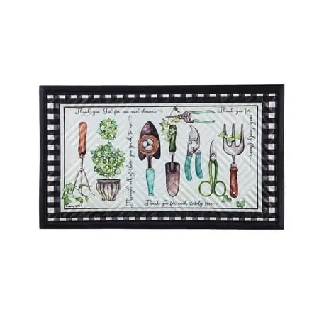Embossed Floor Mat - Durable Indoor/outdoor Mat For Home And Garden
