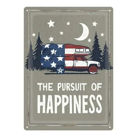 River‘s Edge Products Metal Tin Sign Funny Vintage Personalized 12" X 17"
