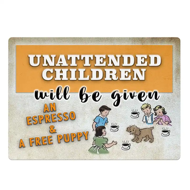 Tin Sign 12" X 17" No Peein