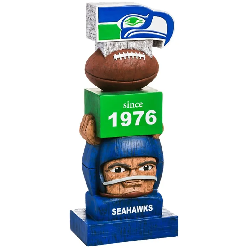 Seattle Seahawks Vintage Tiki Garden Statue - Nfl Team Sports America Design