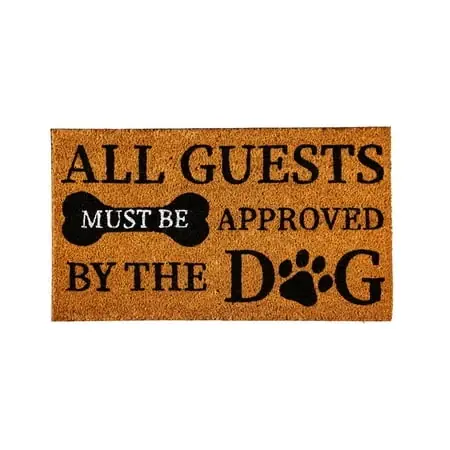 Coir Mat - Durable Natural Fiber Doormat For Pet Lovers