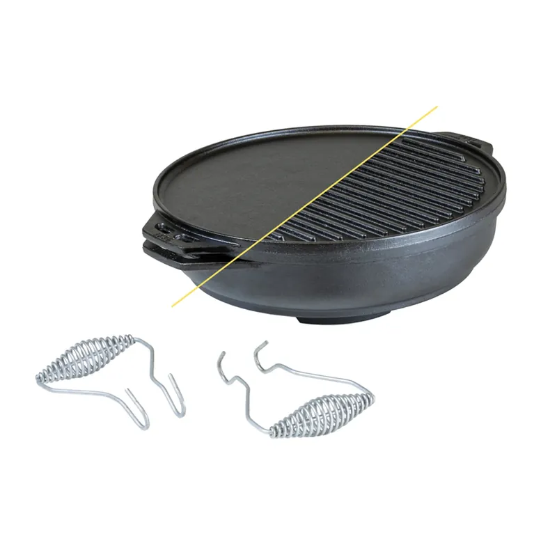 Cast Iron Multi-pan 14 In. 6.8 Qt Black