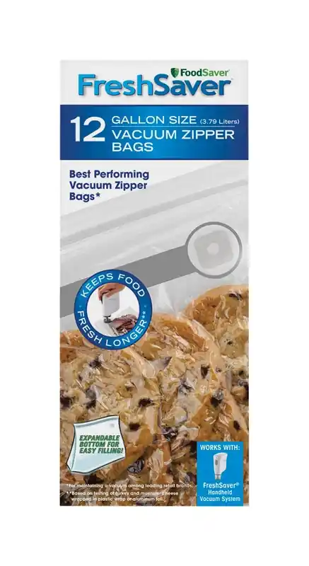 Freshsaver 1 Gal2 Plastic Vacuum Sealer Bags